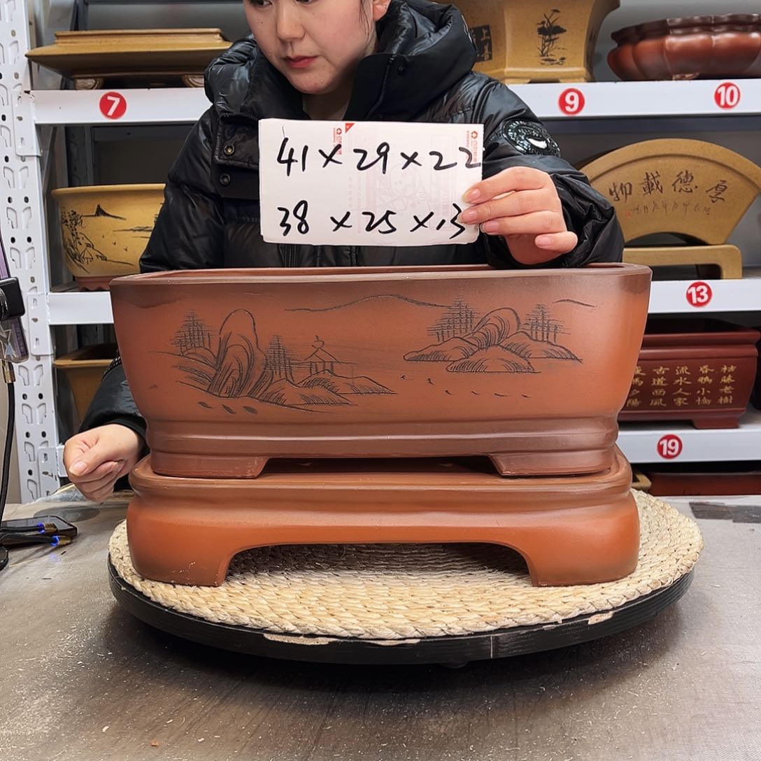 紫砂花盆紫砂花盆