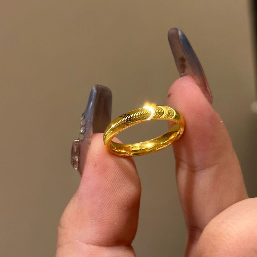 999镀K猫眼实心戒时尚不掉色