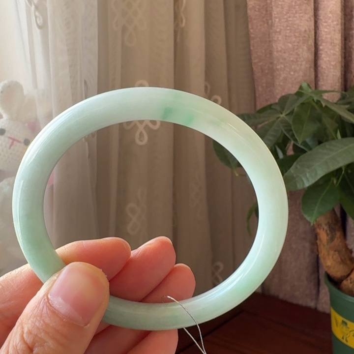 翡翠未镶嵌手镯60-61圈口