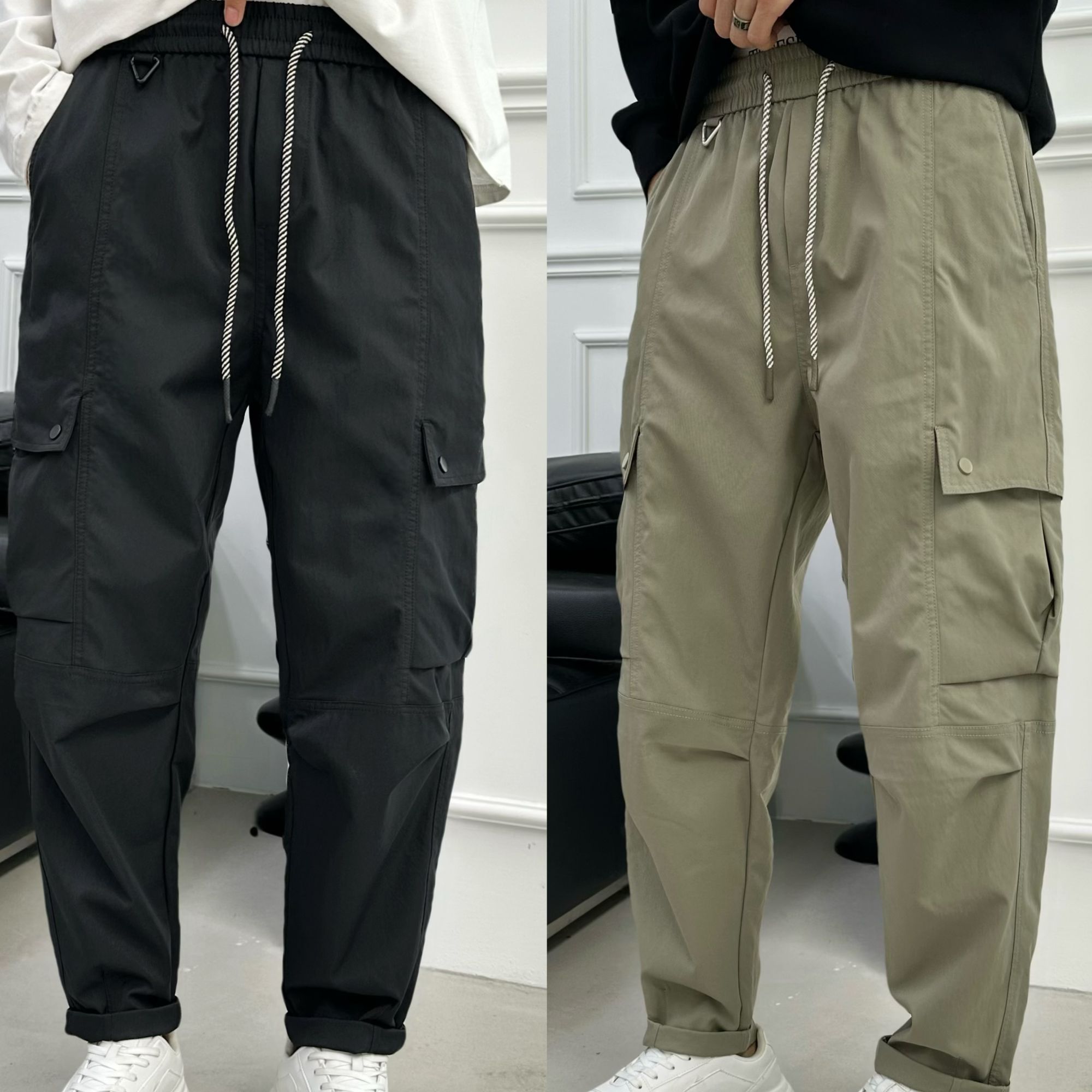 【重磅底抓绒】秋冬季新款底抓绒户外重磅口袋工装裤5626