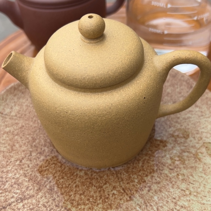 紫砂茶壶黄金段公灯200cc