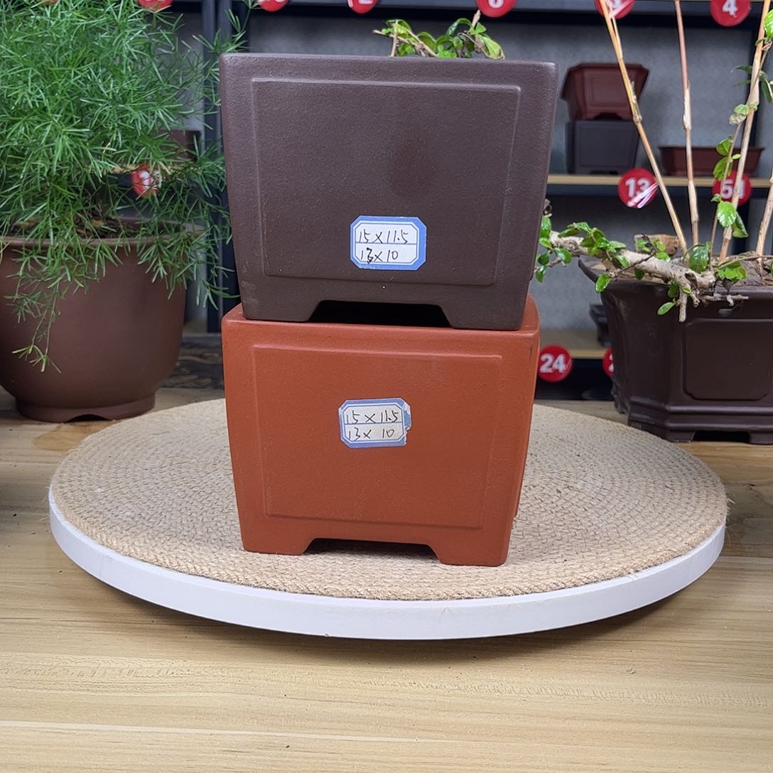 紫砂花盆紫砂花盆