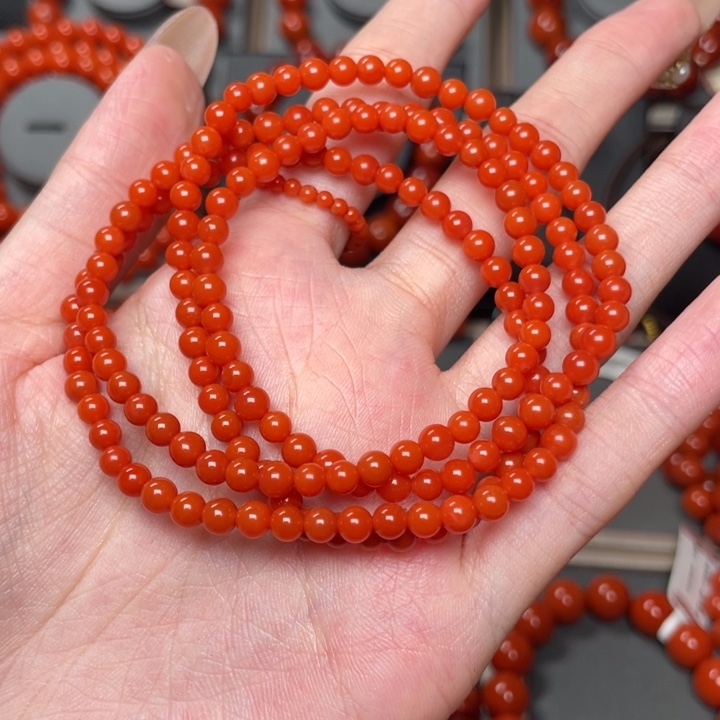 南红玛瑙手链未镶嵌A****）