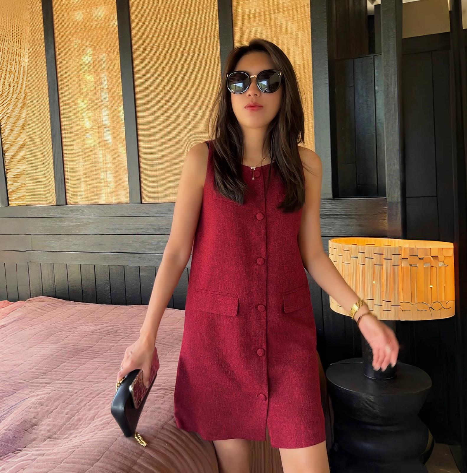 2%Moozza【洛世巴黎】小众设计 名媛风气质显瘦遮胯 连衣裙-2531#