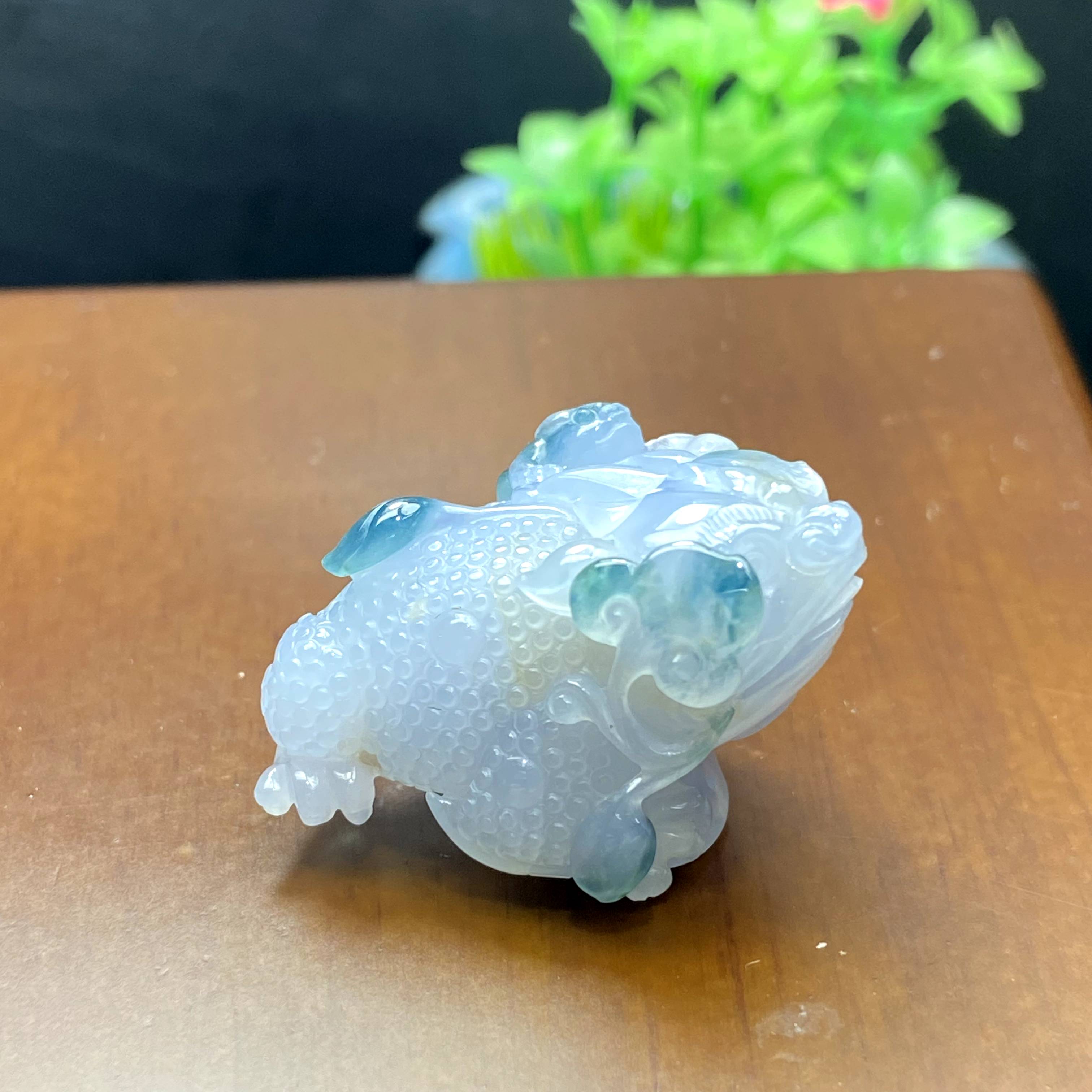 RX15天然缅甸A货翡翠三彩三脚金蟾吊坠/037701/北京中保拍卖