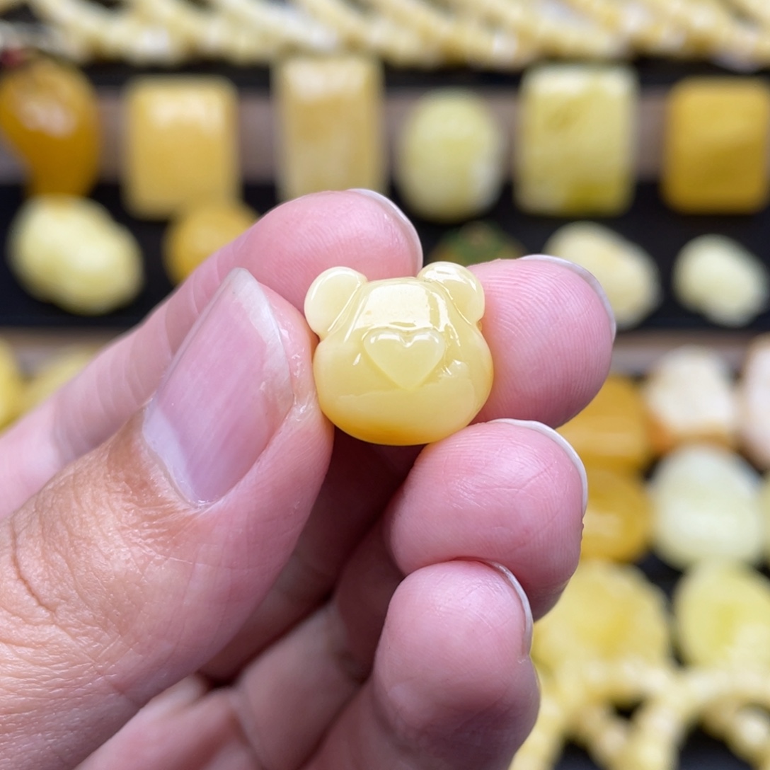 琥珀未镶嵌裸石琥珀蜜蜡