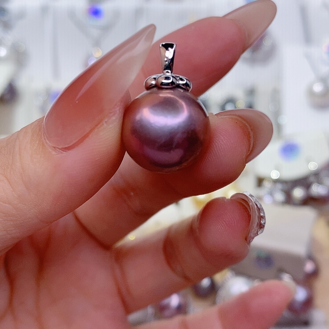 淡水珍珠未镶嵌吊坠(赠链)14➕