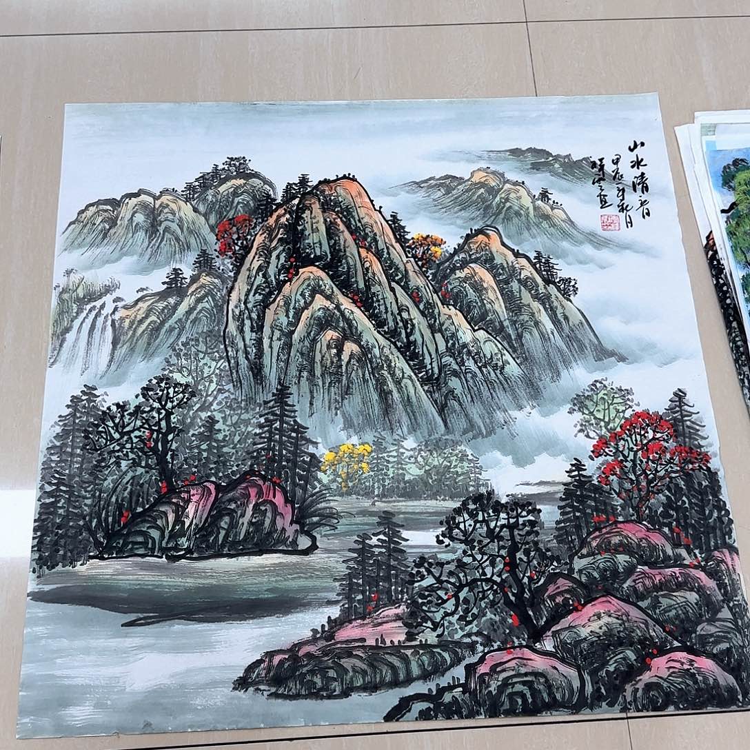 国画国画作品集一个