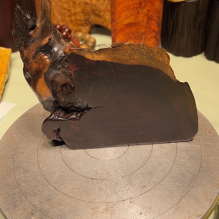 寒***墨紫檀木类端景台檀香