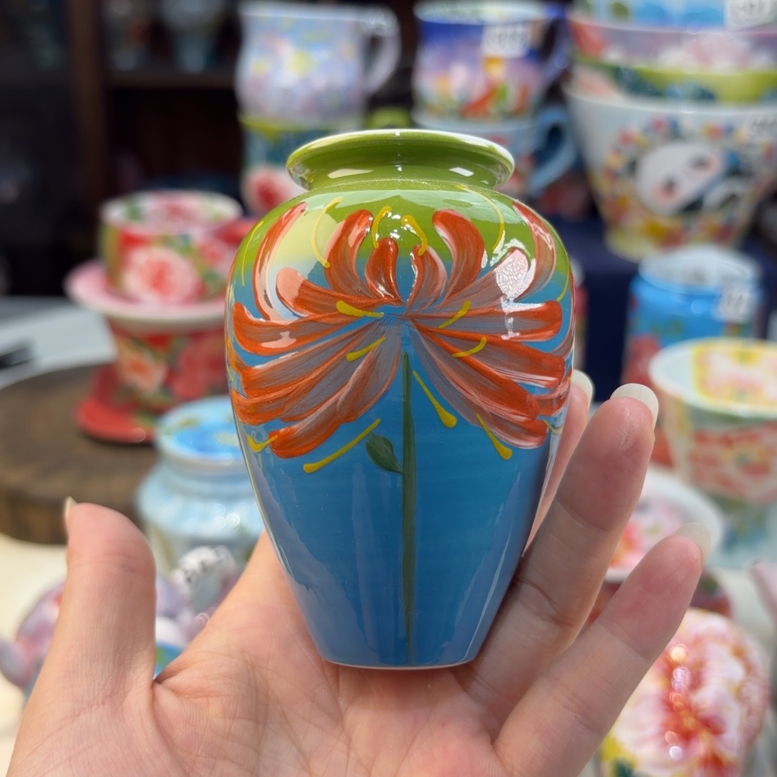 景德镇手绘高温釉下彩陶瓷茶具