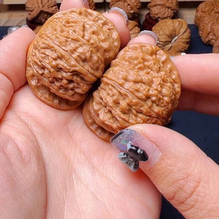 文玩核桃吊坠闷白43