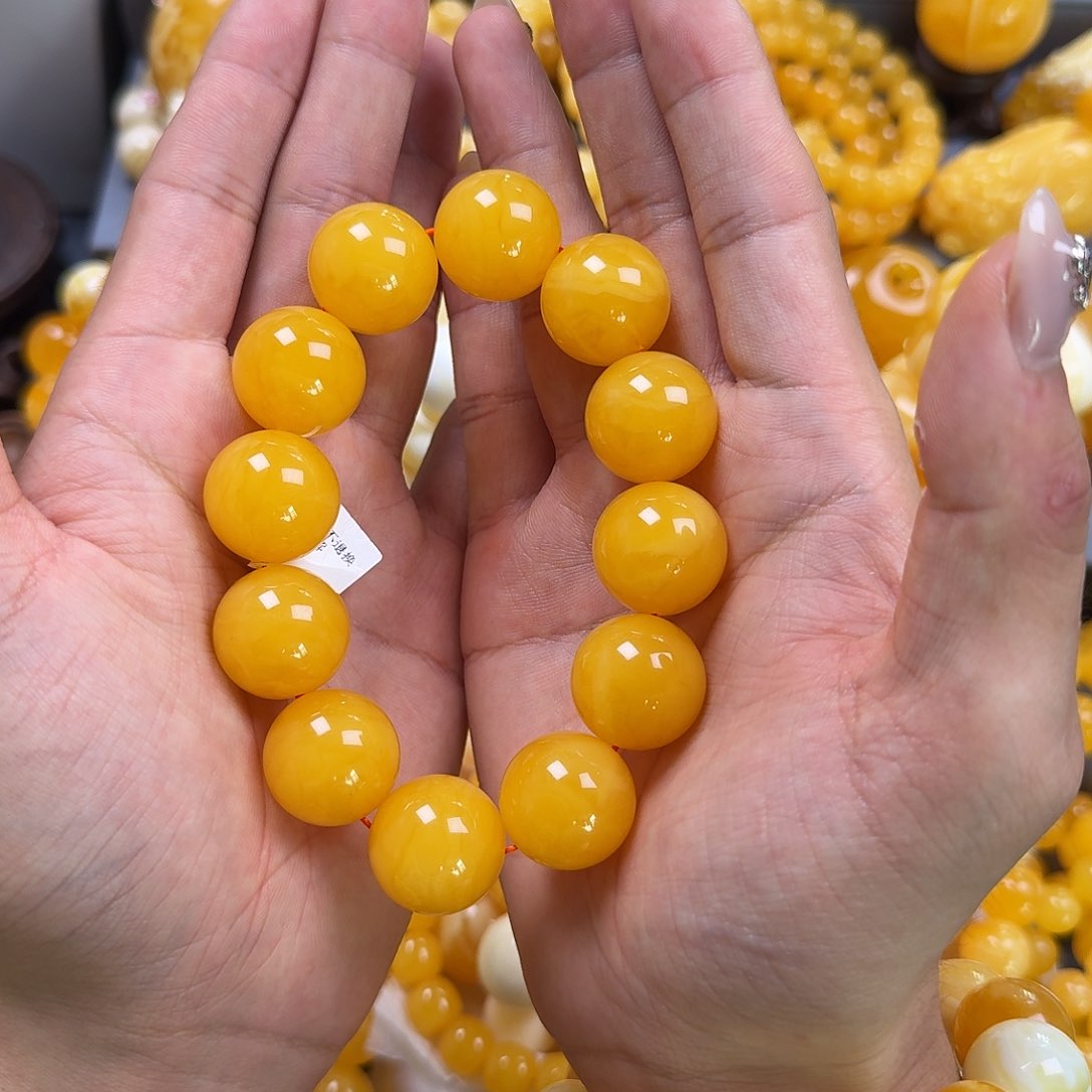 蜜蜡珠宝奇石未镶嵌同料20mm