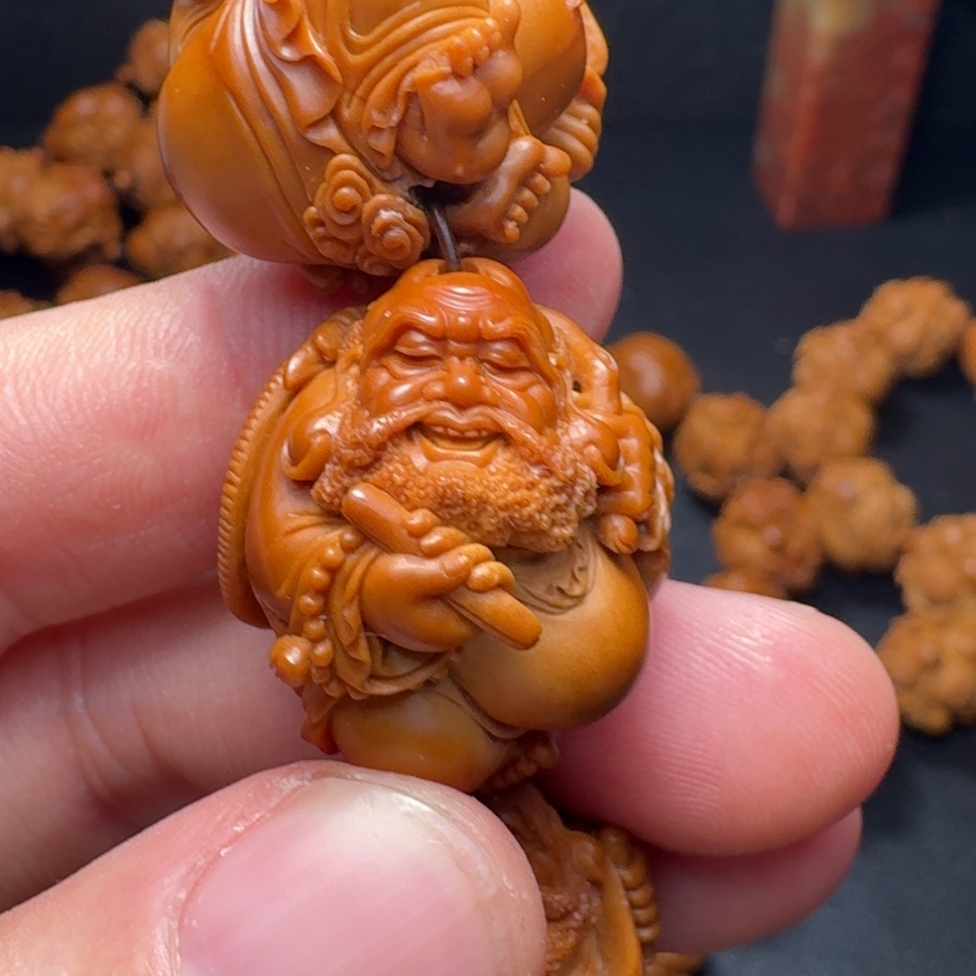 小***干手串/手链橄榄核达摩