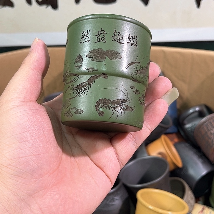 茶杯紫砂全手工紫砂主人杯