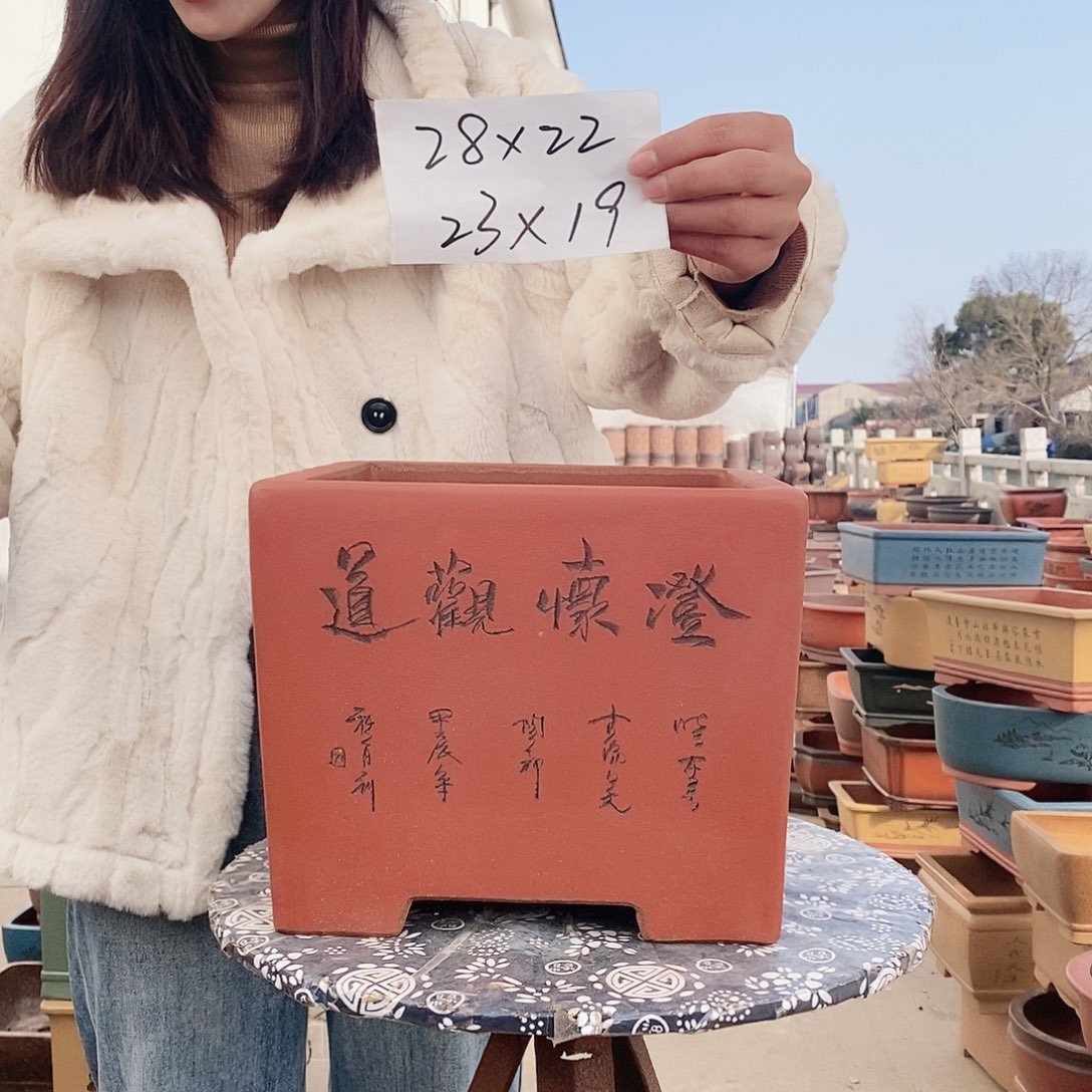 紫砂花盆紫砂花盆