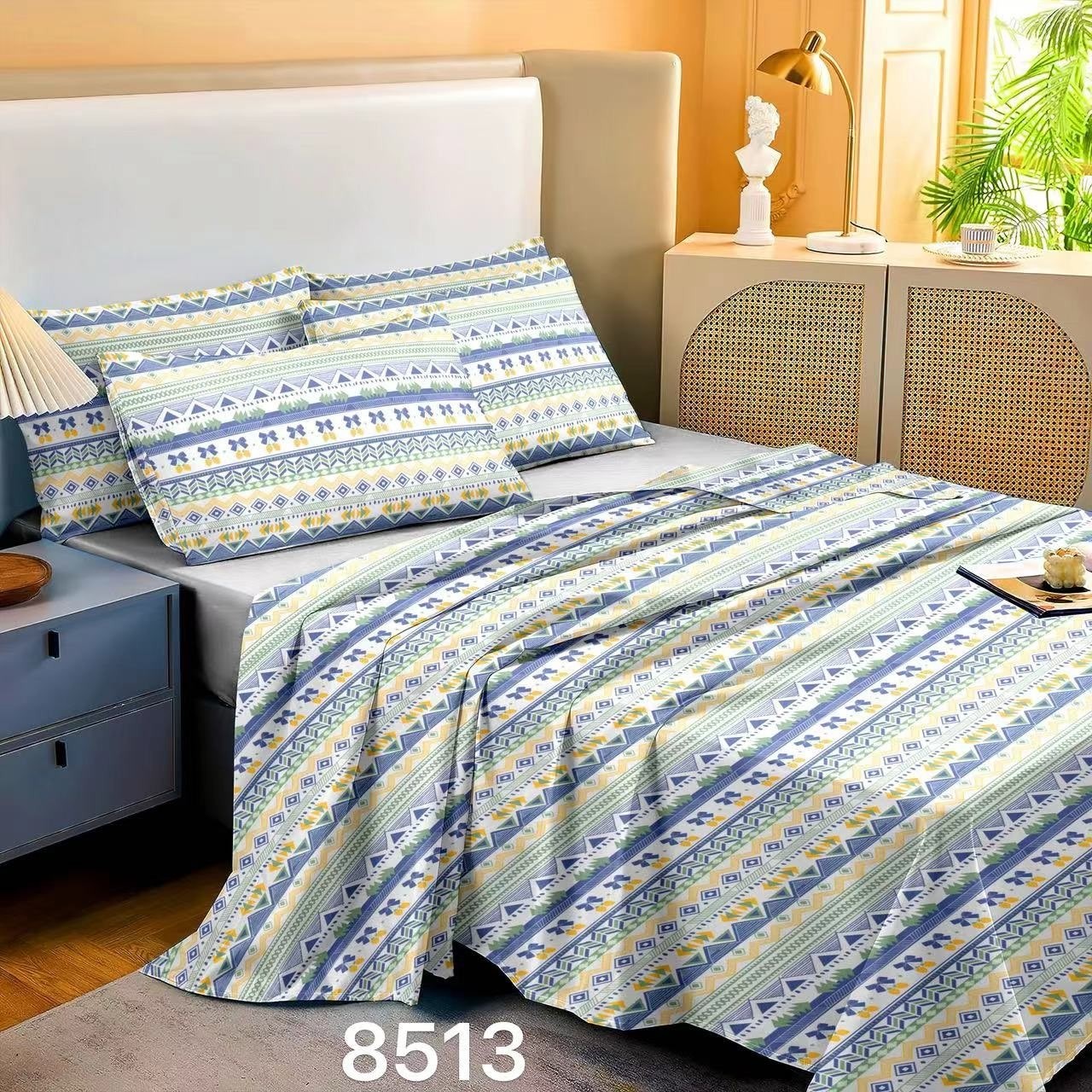 2.45x2.35　　【波西纹】细纱粗布床单平整舒服     