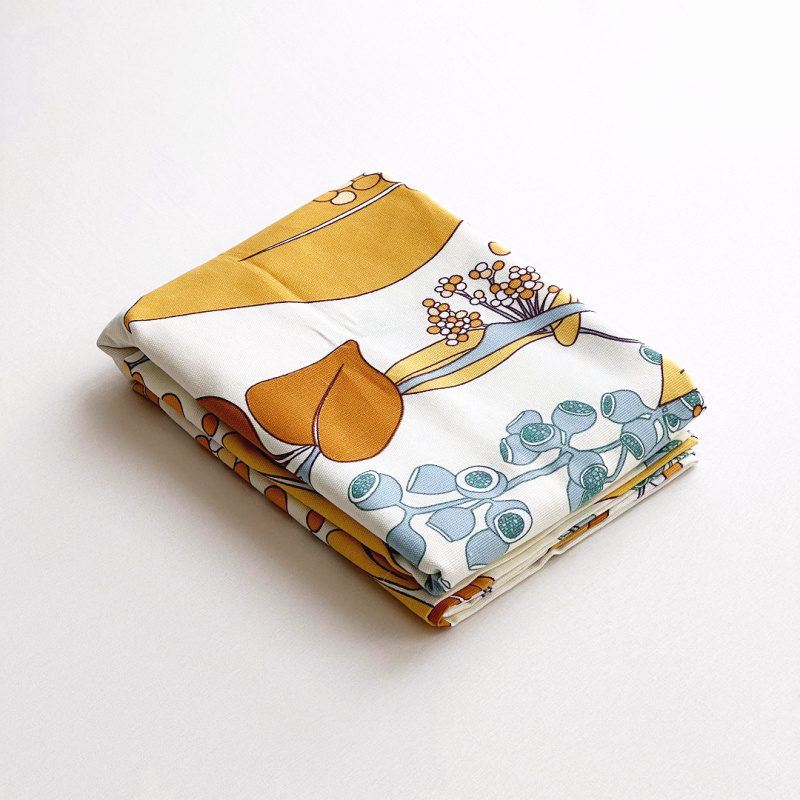 【京会社】一对装加厚细纱汉麻帆布枕套50*78cm 含笑风铃