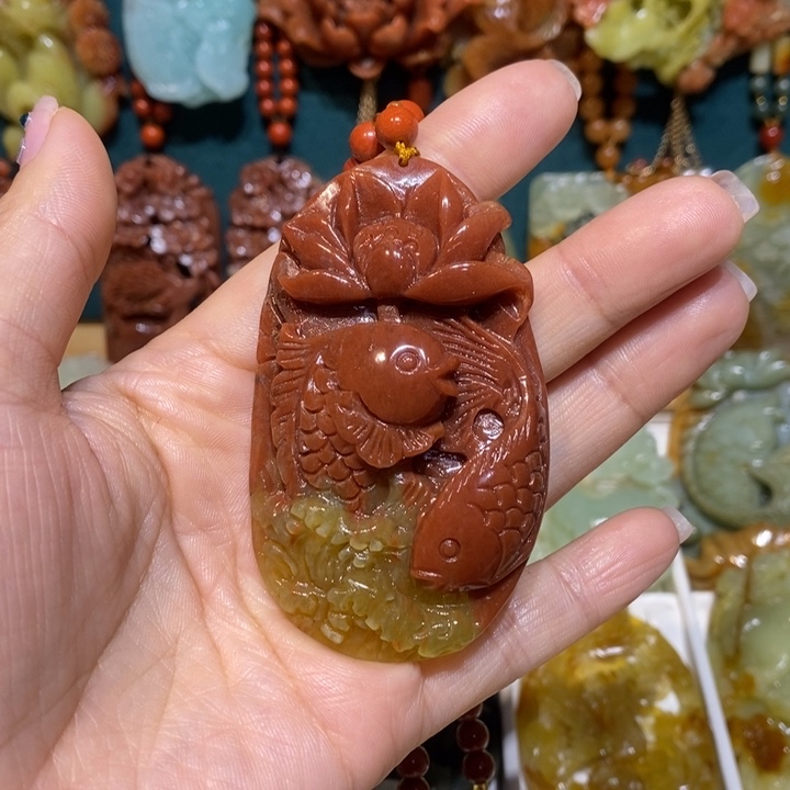 用***5蛇纹石玉未镶嵌颈饰