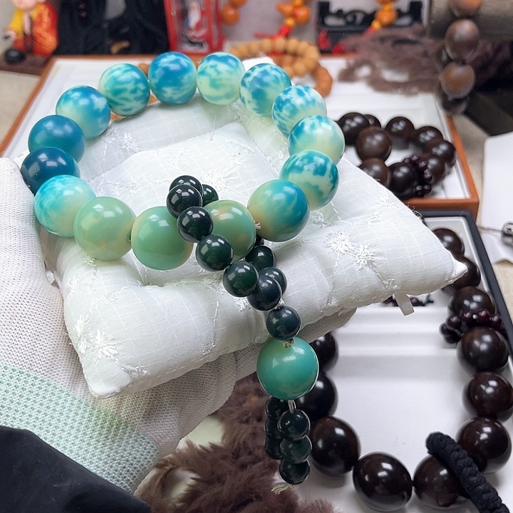 手串菩提根/象牙果卡22干磨8