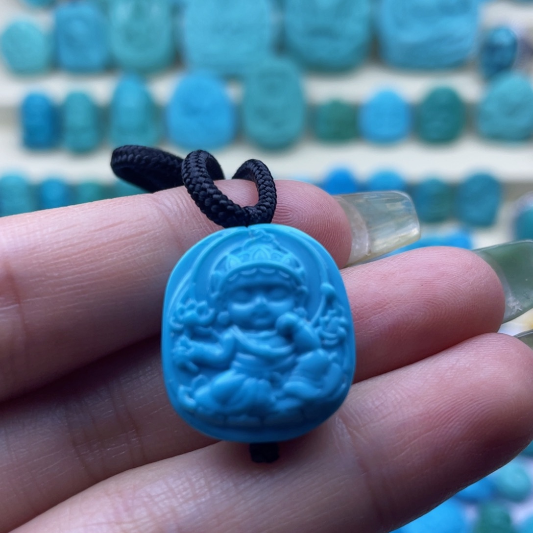 绿松石珠宝奇石未镶嵌