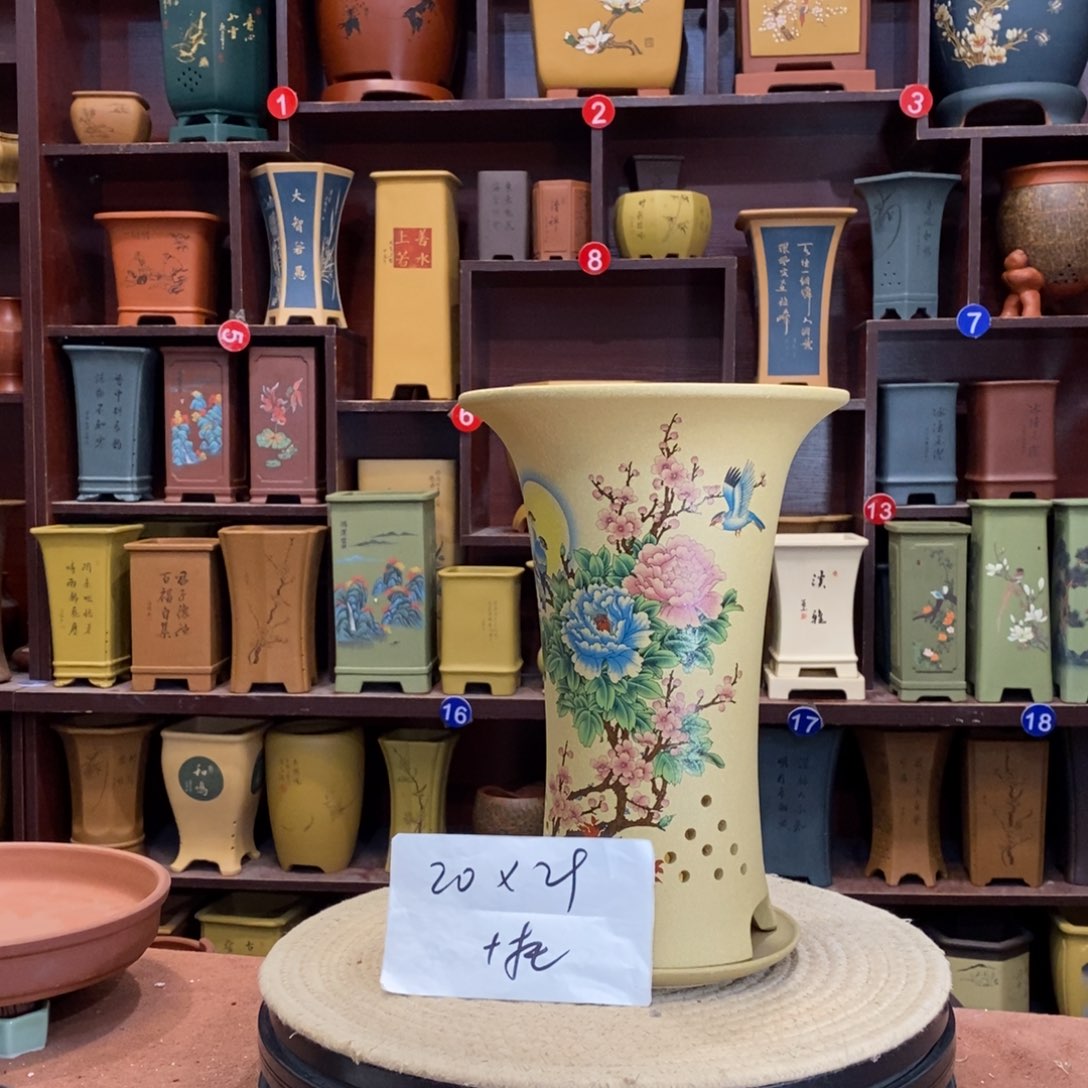 紫砂花盆紫砂艺术