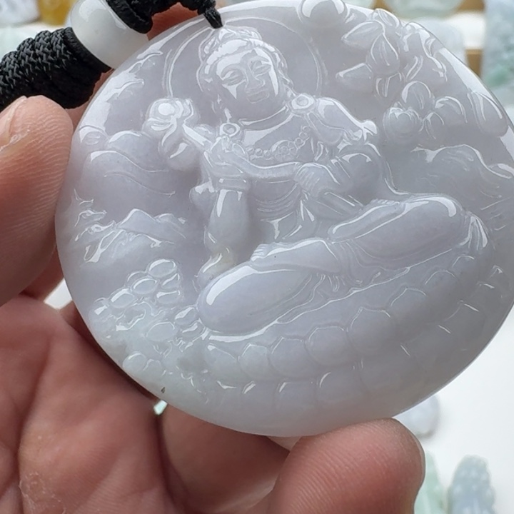 翡翠未镶嵌颈饰天然缅甸A货翡翠