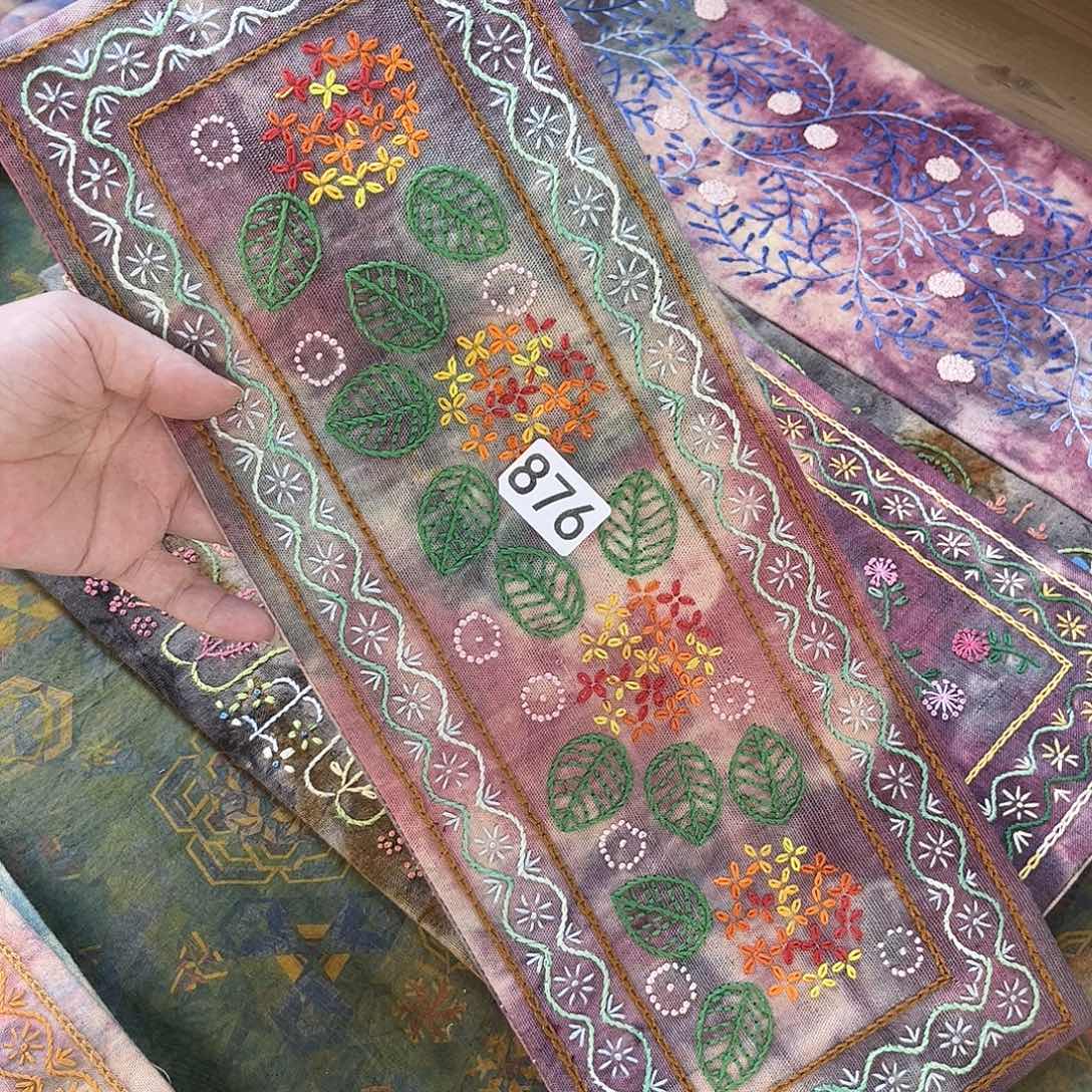 规格15.40刺子绣茶席