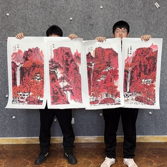 国画我们都是好孩子呀我也
