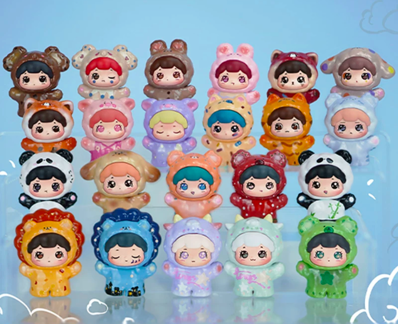 文创个性萌粒冰箱贴