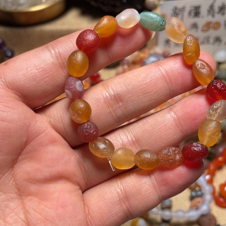 合金手链玛瑙/玉髓
