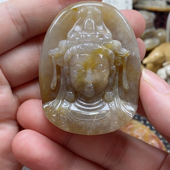 石英质玉颈饰未镶嵌