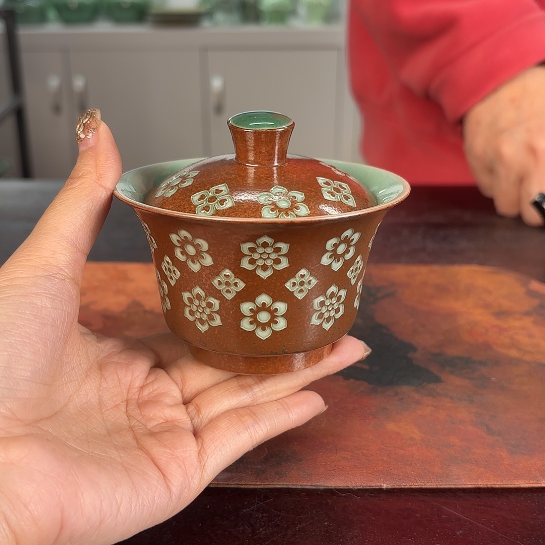 龙泉云间青瓷小米茶器