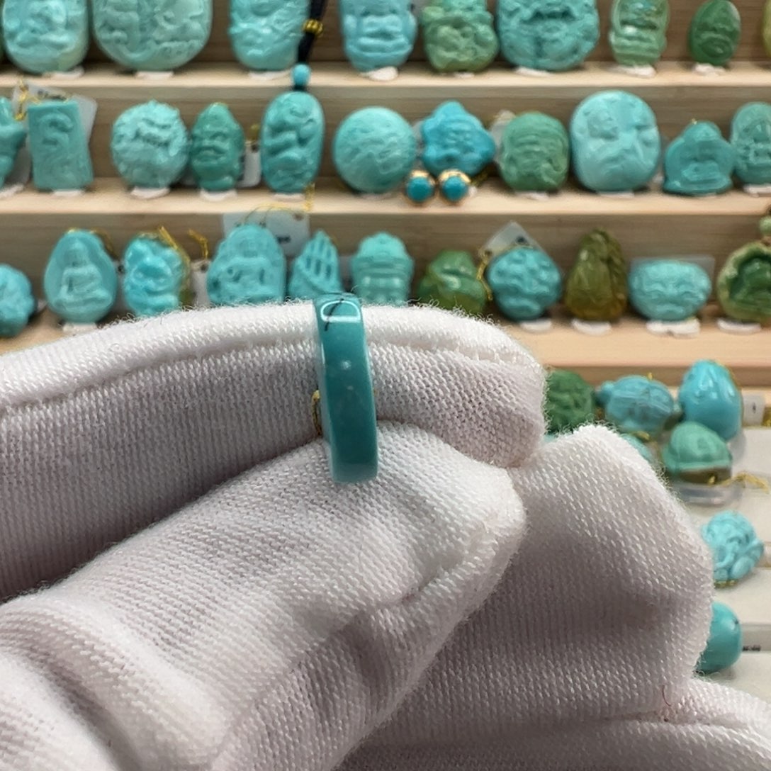 未镶嵌绿松石隔片12x3.3mm