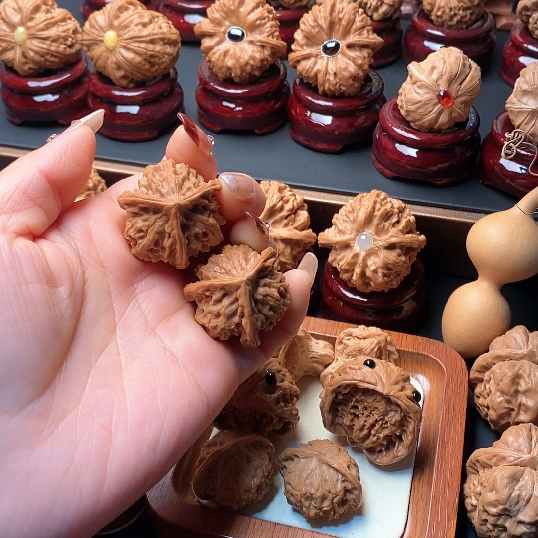 文玩核桃吊坠帮*盘山三棱