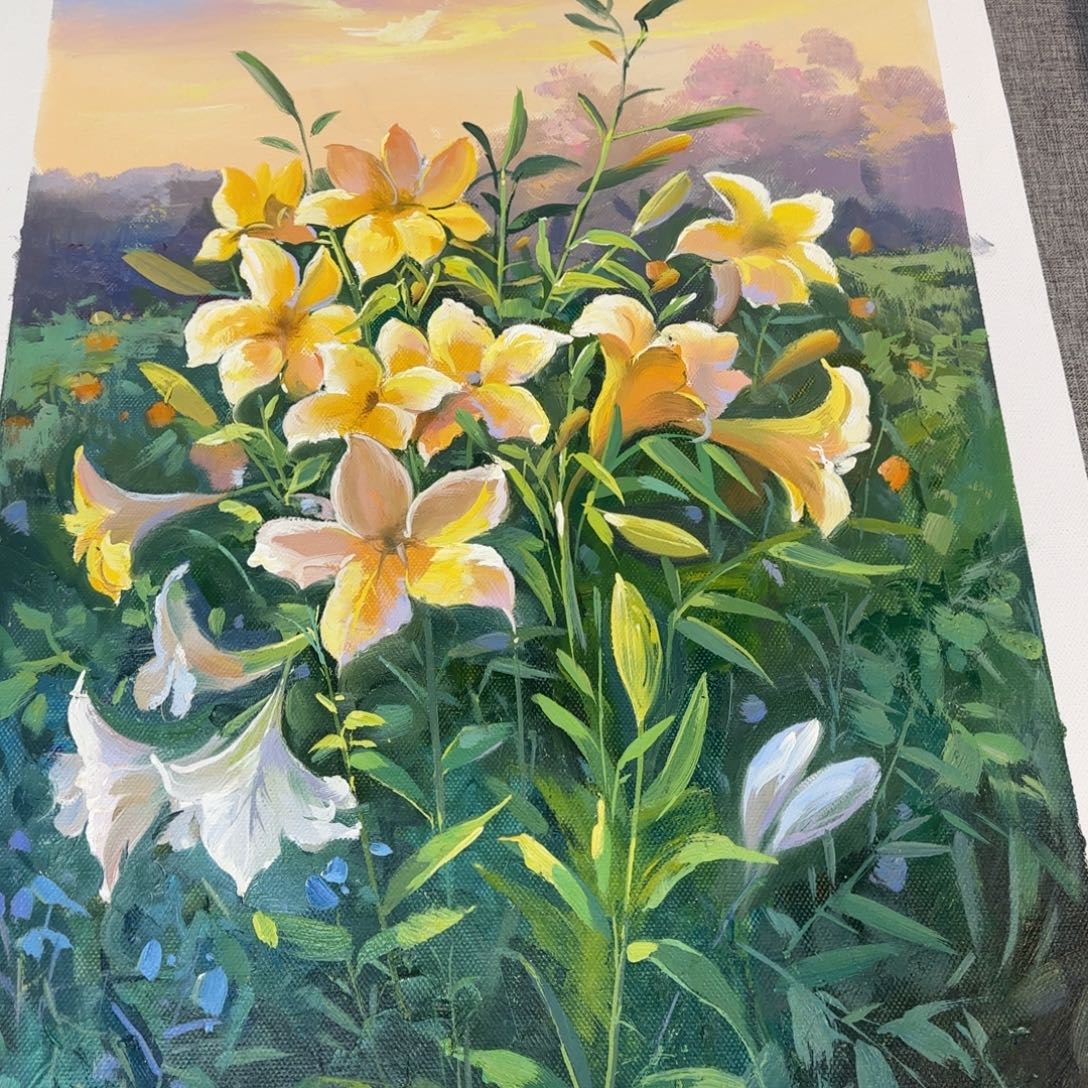 油画你在我心里是