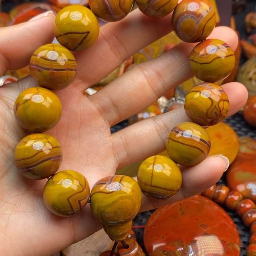 【闪购商品】玛瑙/玉髓手链未镶嵌?****?