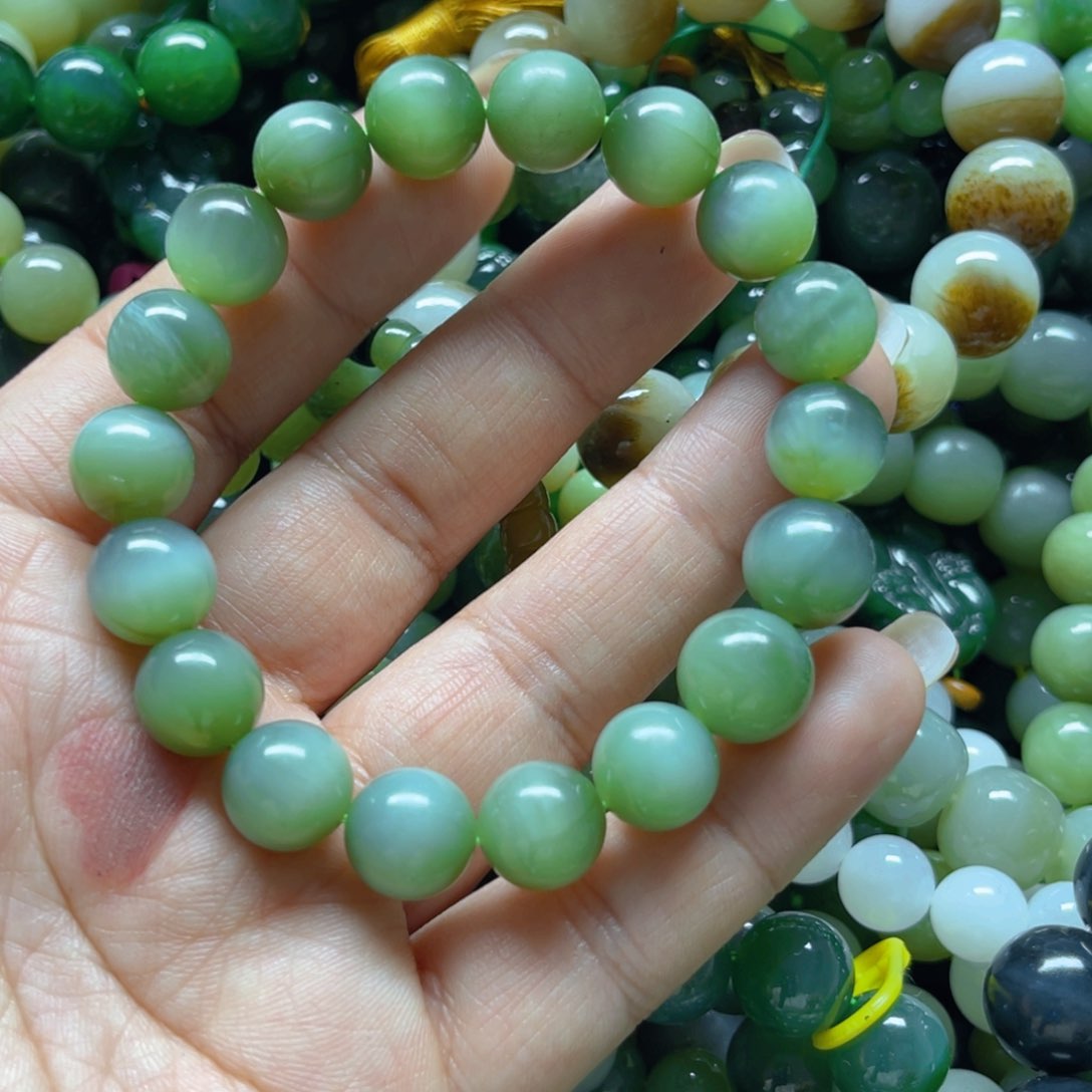 和田玉手链未镶嵌