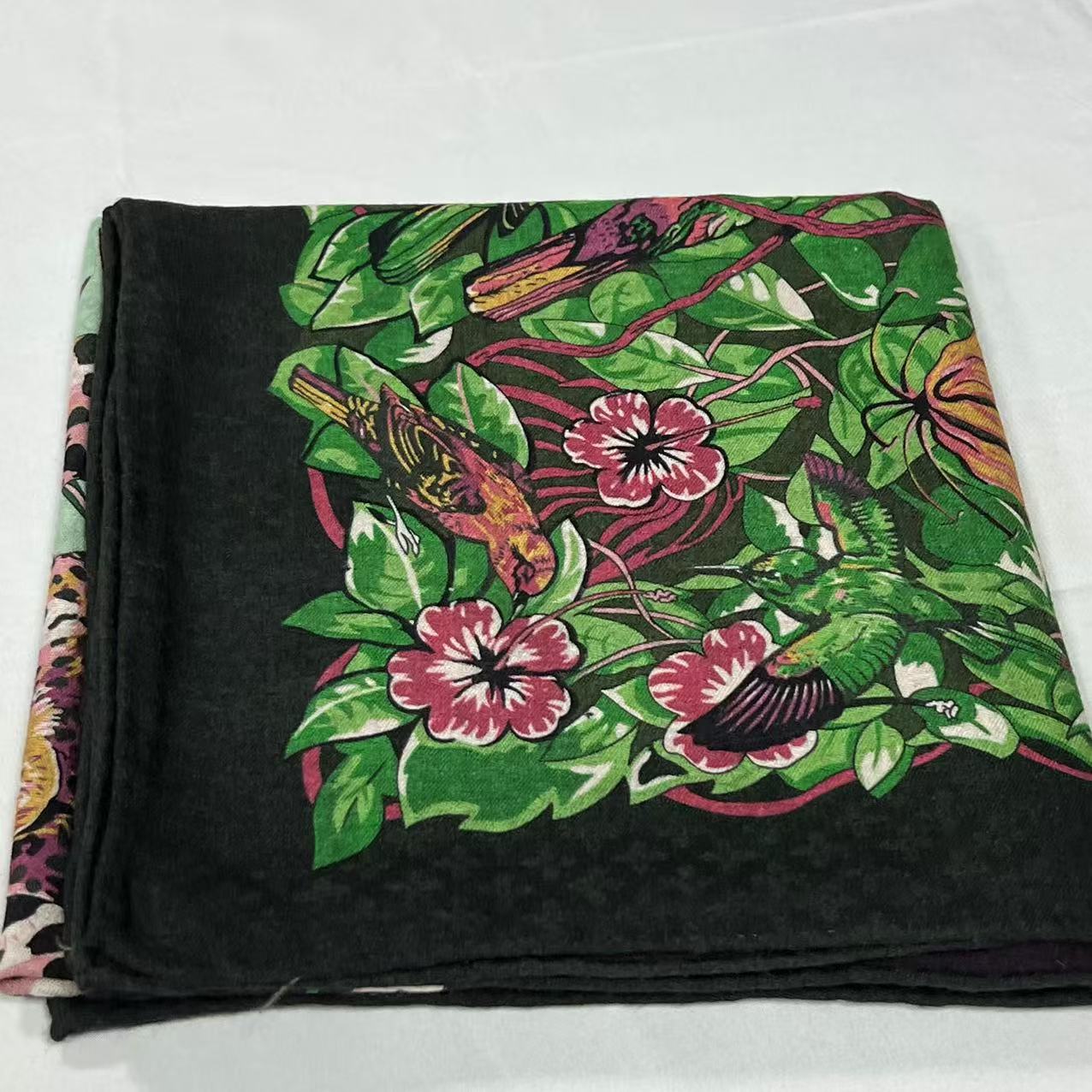 【110丝毛方巾-SM-110-X-6982】 提花105cm丝巾气质经典大方时尚