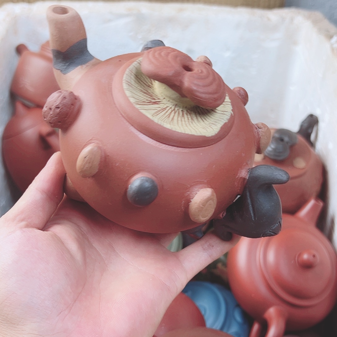 茶壶紫砂宜兴原矿紫砂壶450毫升容量