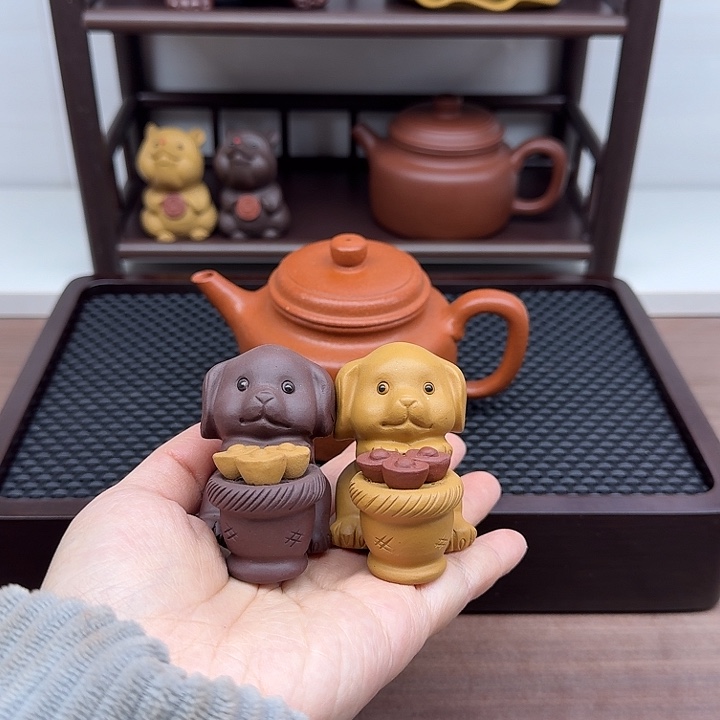 一***歌茶案紫砂狗狗茶宠