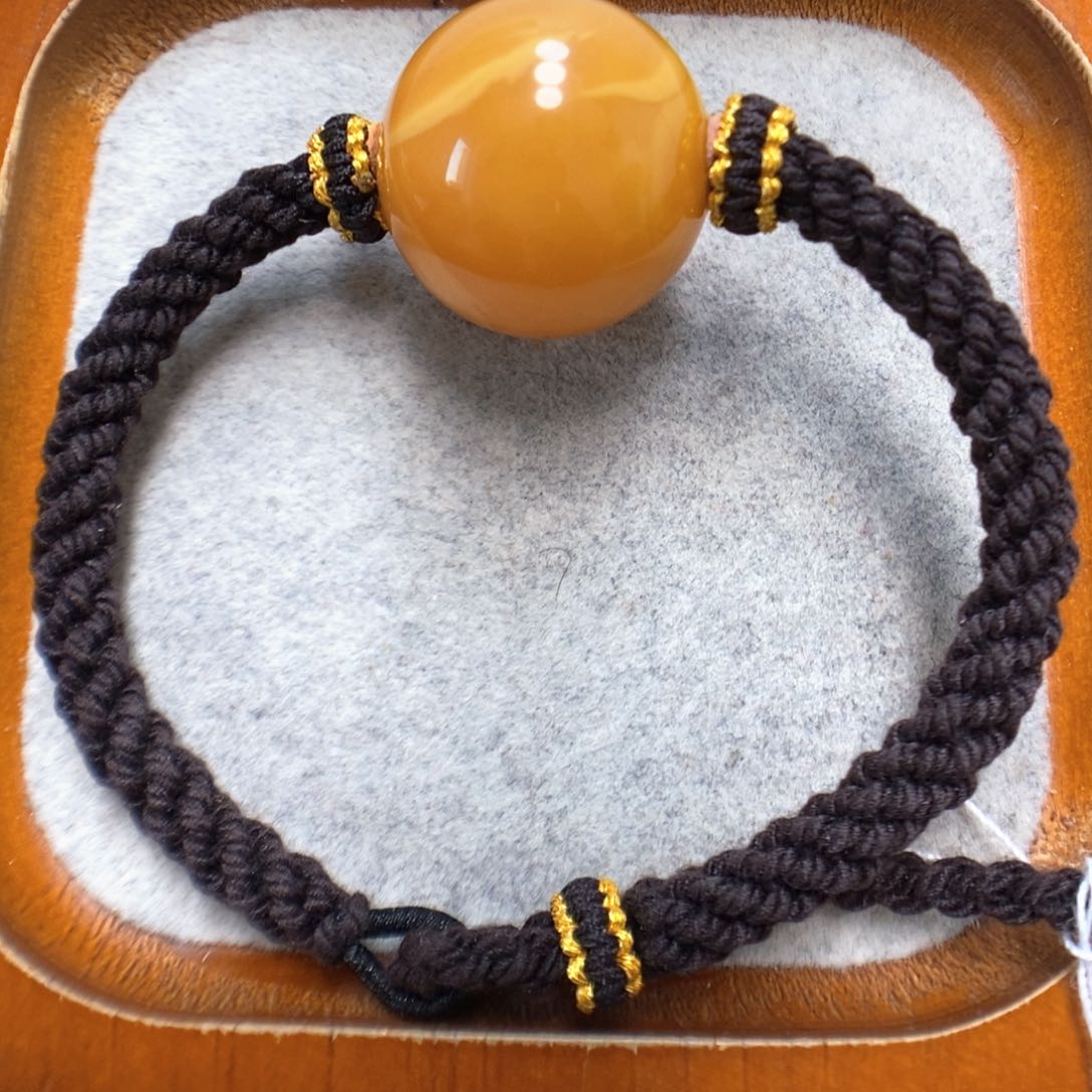 蜜蜡手绳未镶嵌蜜蜡