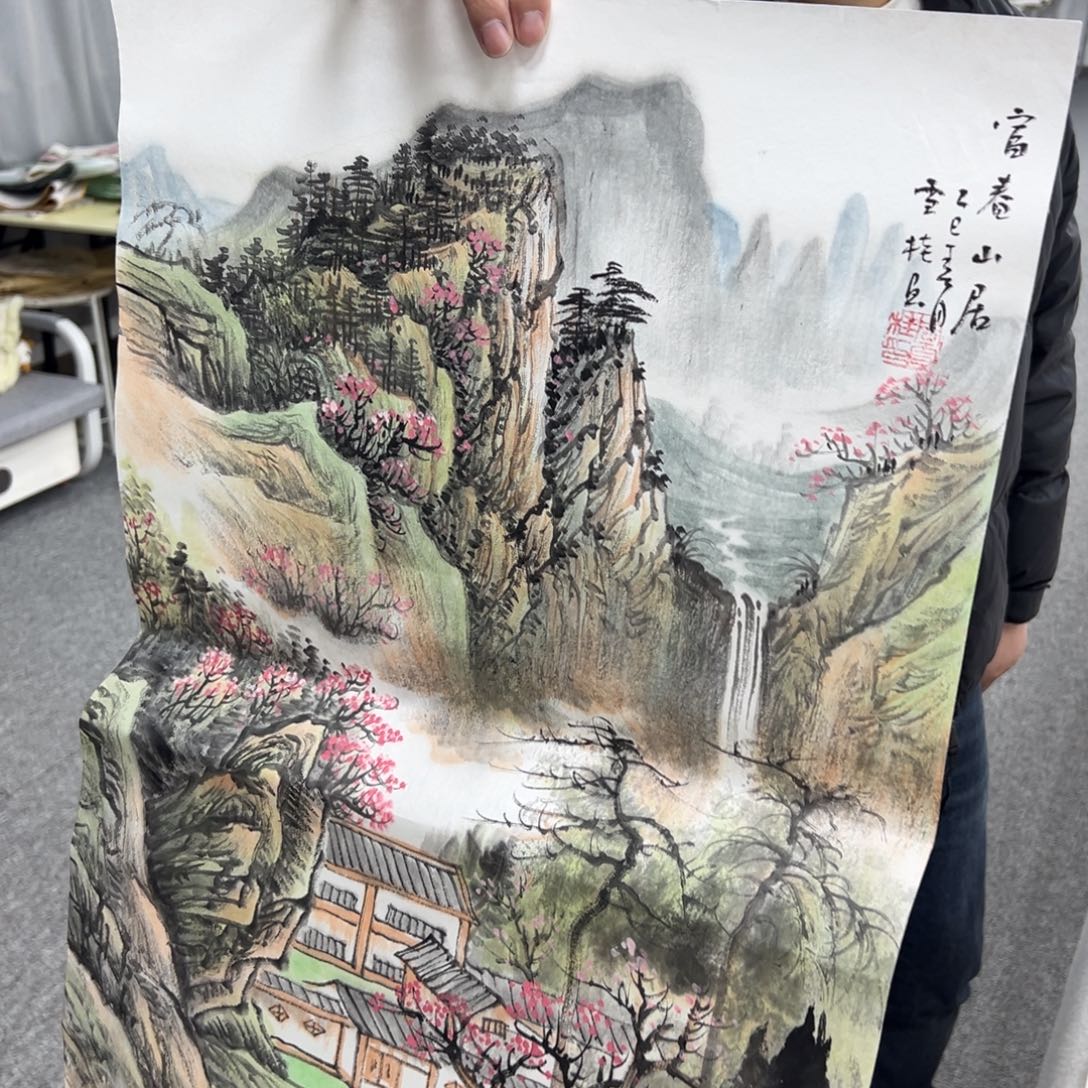 国画卖字画的小老板