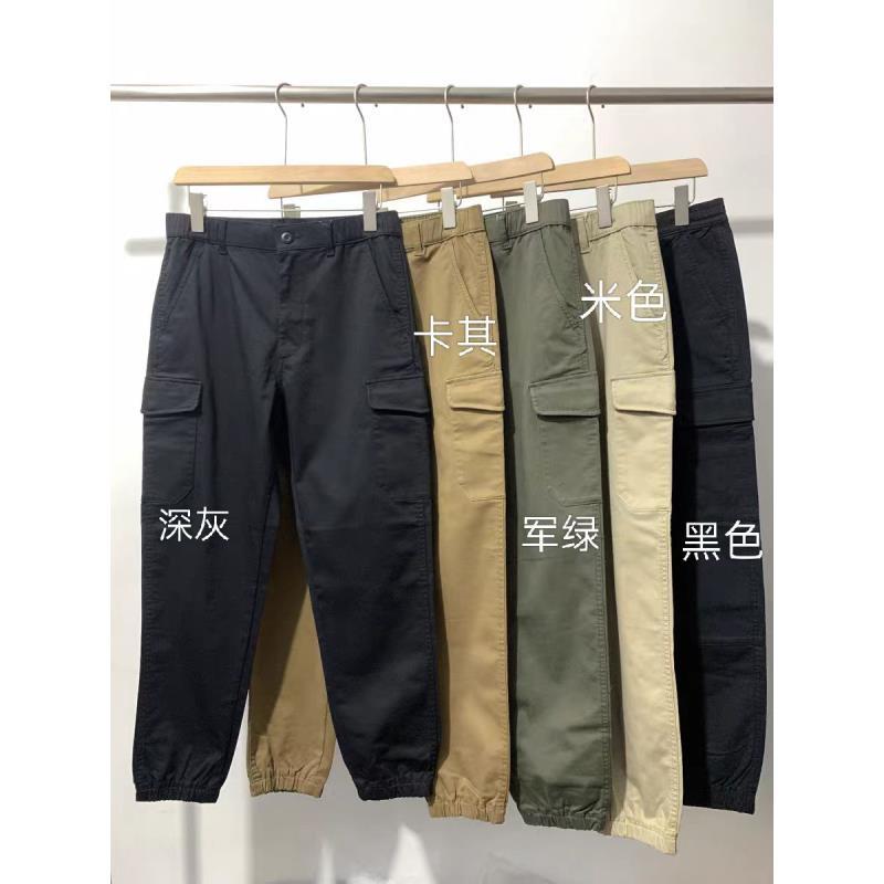 U剪标日单优原单男女同款工装裤休闲裤大口袋束脚长裤百搭显瘦