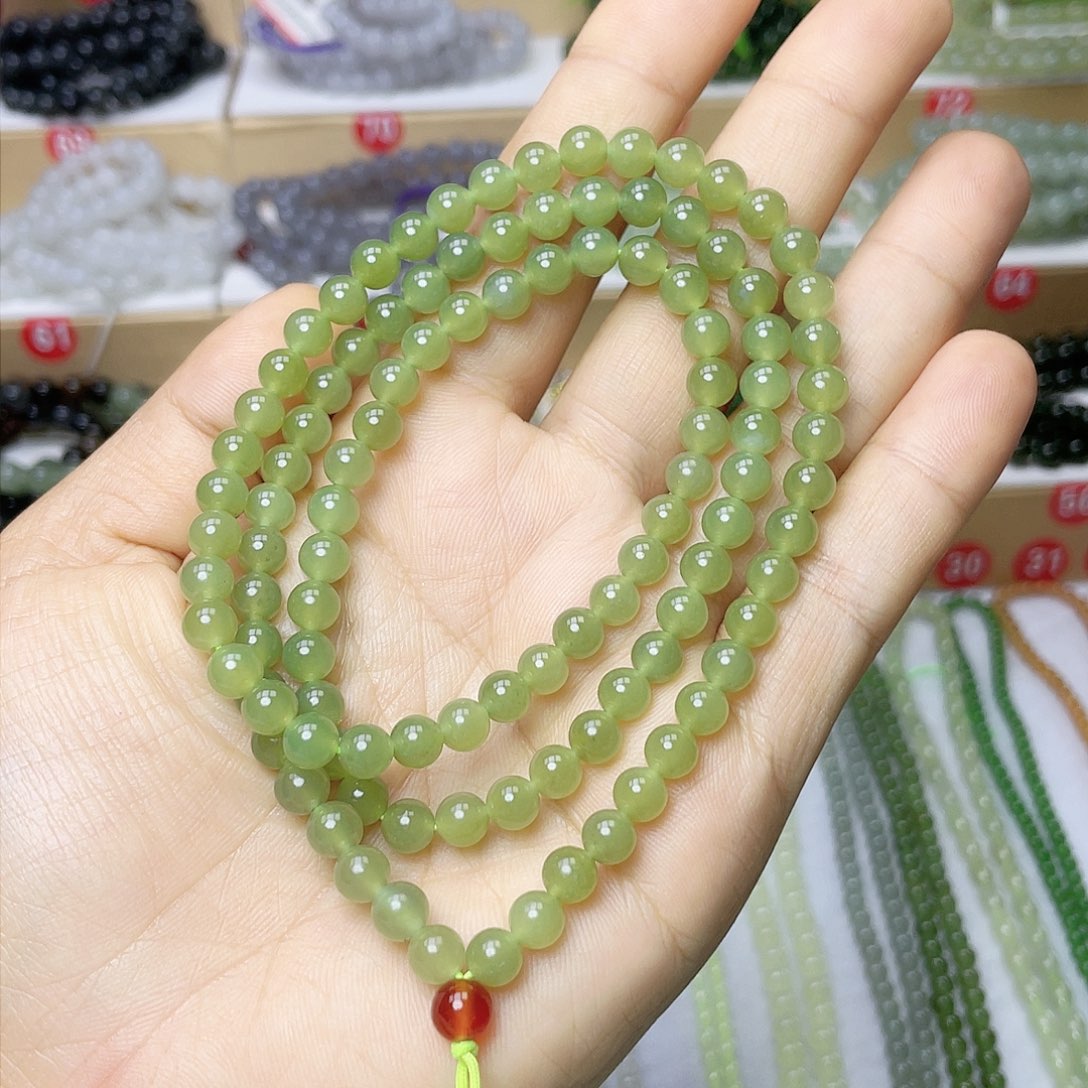 和田玉颈饰未镶嵌6mm