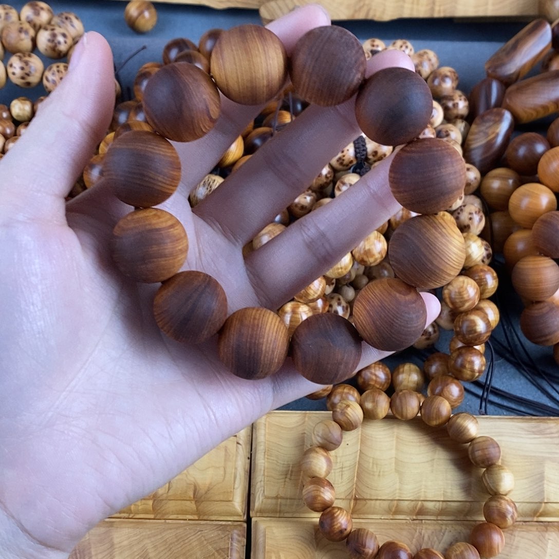 柏木（崖柏）手串/手链干黑油