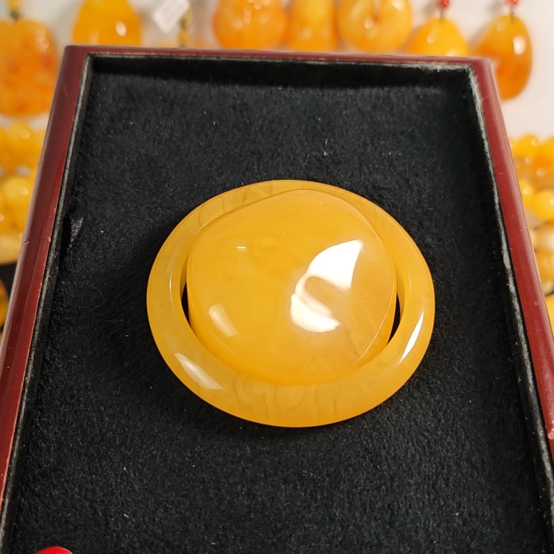 未镶嵌蜜蜡手镯手镯56十