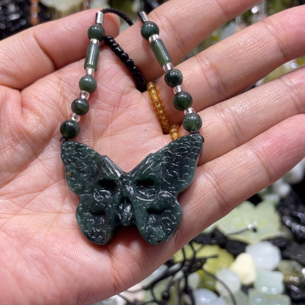 【闪购商品】岫玉颈饰未镶嵌42吊坠