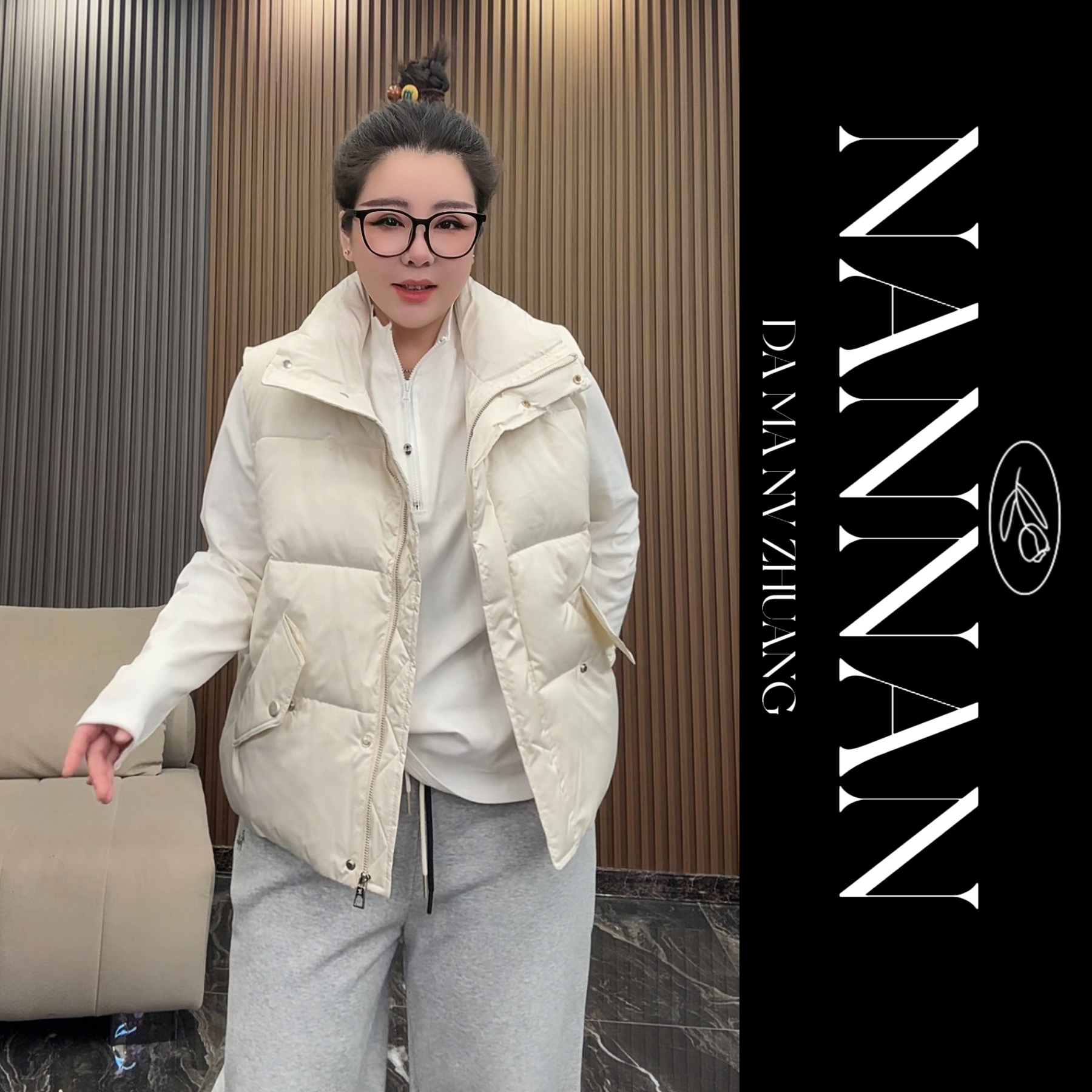 【楠楠推荐】棉马甲立领纯色厚款马保暖冬季棉马甲C6148