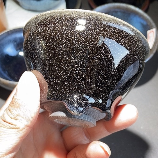 茶盏314 建窑建盏微瑕磨底