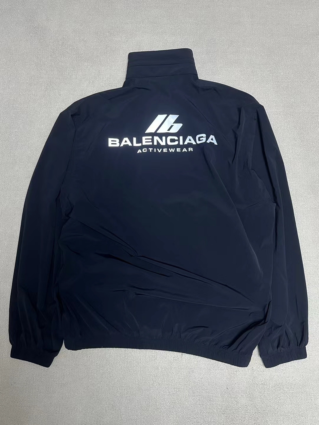 99新 Balenciaga/巴黎世家 40码 黑色 反光Logo滑雪服夹克外套